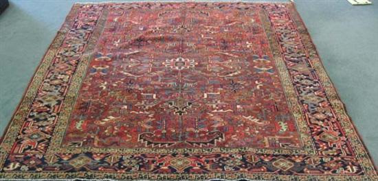 Appraisal: Antique Heriz Rug ' x '