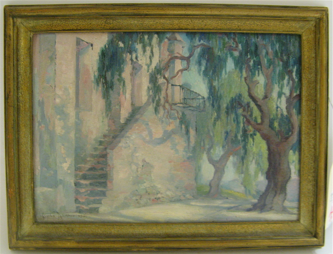 Appraisal: ORPHA MAE CARPENTER KLINKER OIL ON PANEL Hollywood California -