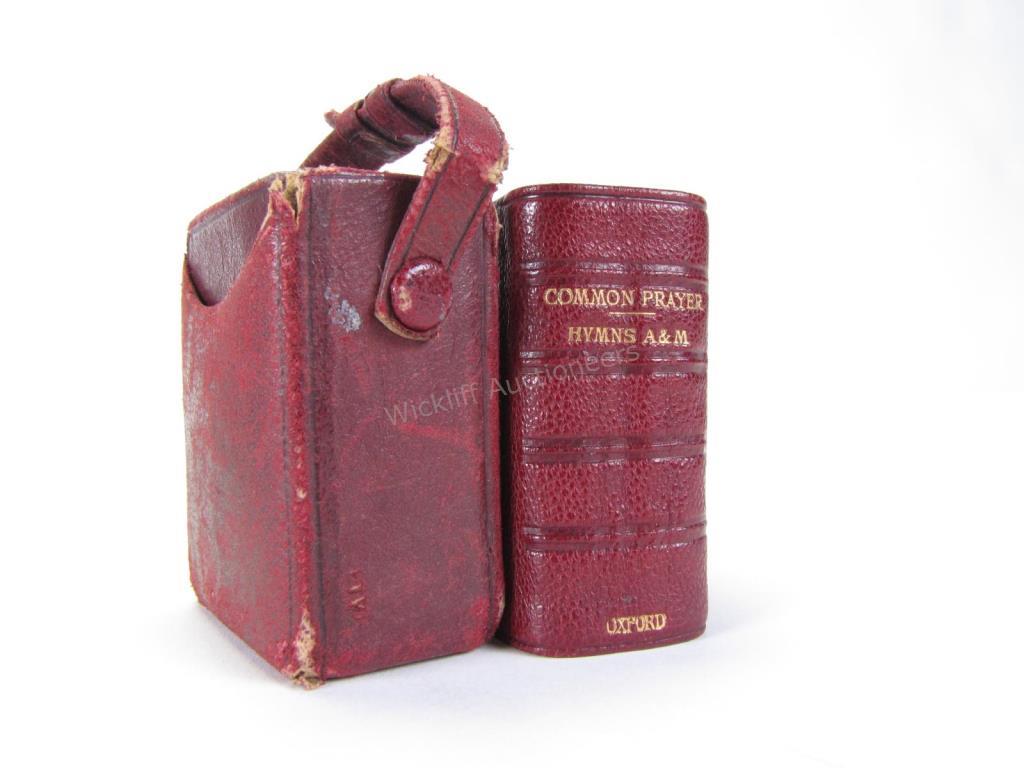 Appraisal: Three miniature prayer hymn books ca s including Common Prayer