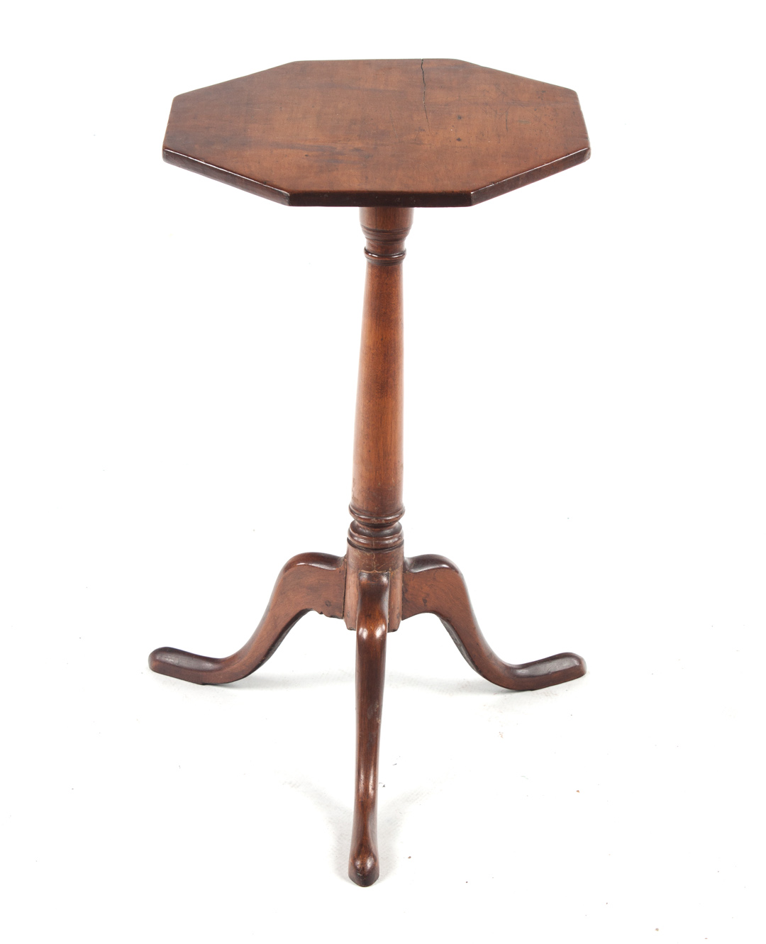 Appraisal: Federal cherrywood candlestand first quarter- th century octagonal top tripod