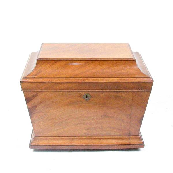 Appraisal: A late Regency mahogany wine cooler height in width in