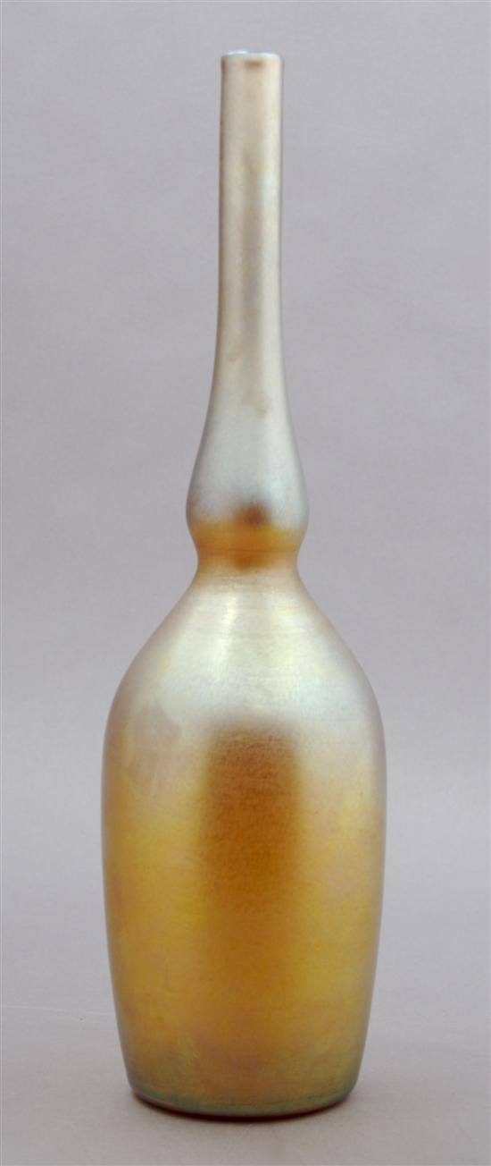 Appraisal: A Tiffany Favrile Glass Vase Height inches