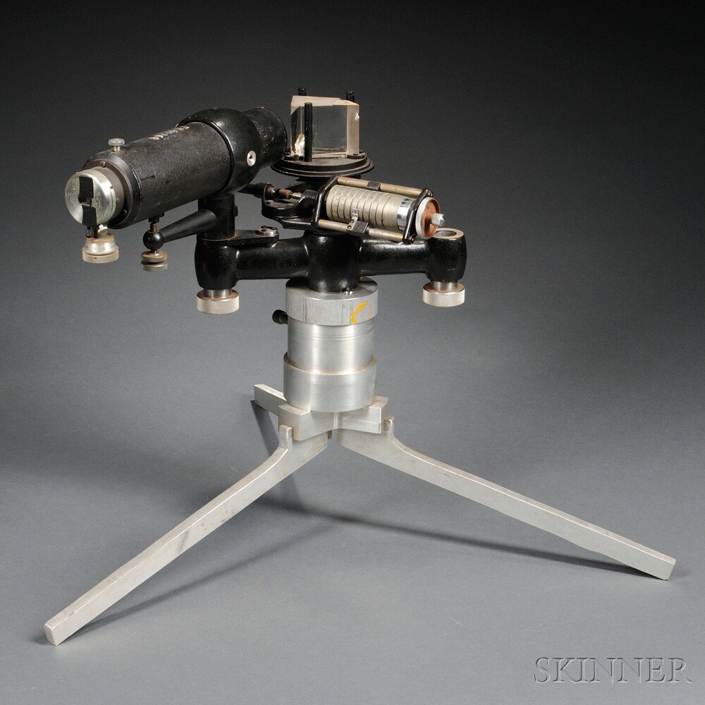 Appraisal: Carl Zeiss Spectrometer and Base the lens marked Glasachromat f