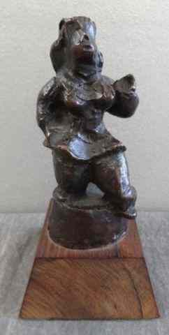 Appraisal: GROSS Chaim Bronze of Female Dancer Signed on back From