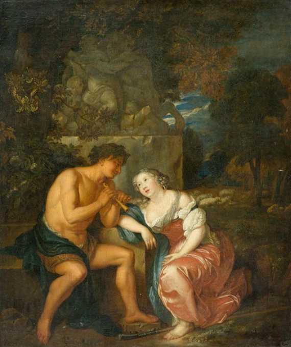 Appraisal: NETSCHER CASPAR Heidelberg - The Hague workshop Shepherd and shepherdess