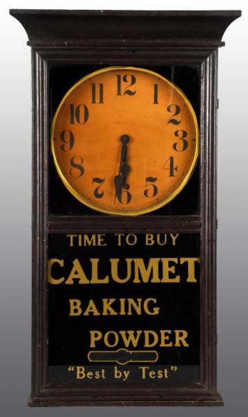 Appraisal: Calumet Baking Powder Advertising Clock Description Working Condition Excellent Size