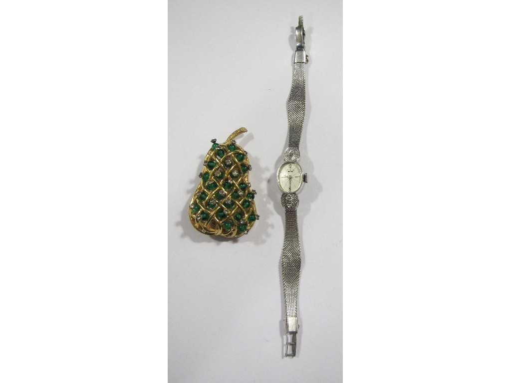 Appraisal: Lot comprising a ladies Benrus wrist watch and a costume