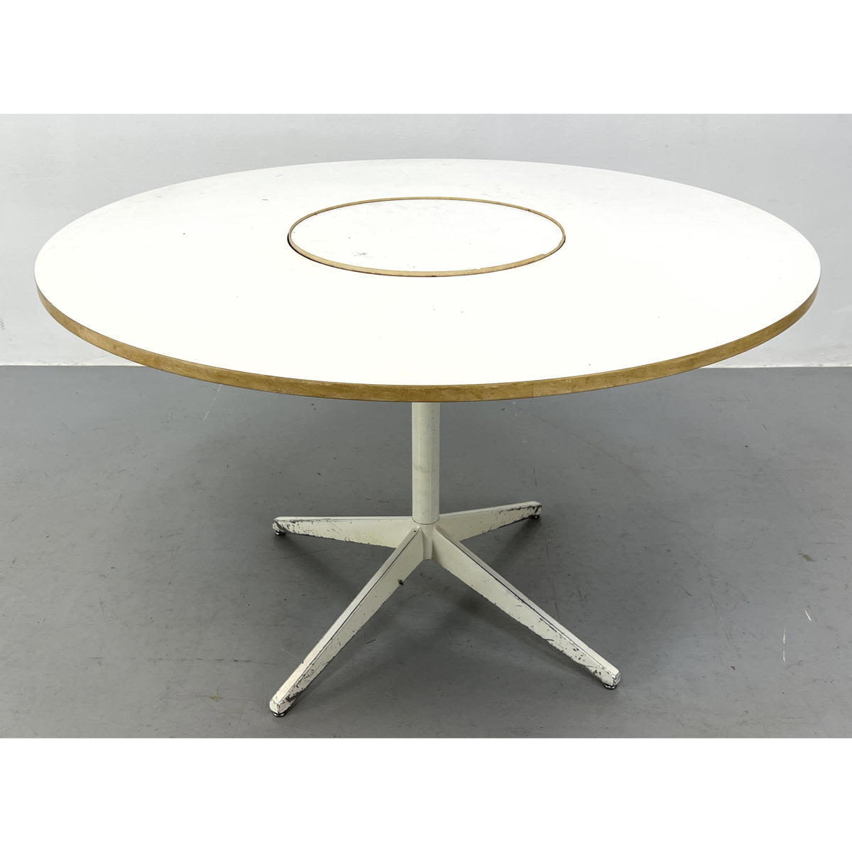 Appraisal: George Nelson Herman Miller Lazy Susan Dining Table Dimensions H