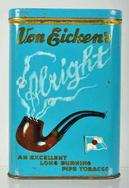 Appraisal: Von Eicken's Alright Vertical Pocket Tobacco Tin Description Super example