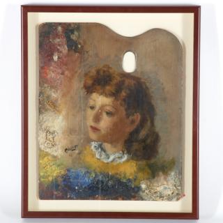 Appraisal: Robert Phillip painting Robert Phillipp painting Robert Phillipp American -