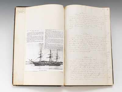 Appraisal: Voyage Log of Cadet Edward H Harrison Oct to April