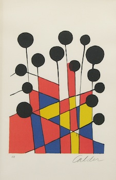 Appraisal: Alexander Calder American - Balloons Lithograph on Arches paper signed