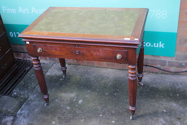 Appraisal: A TH CENTURY MAHOGANY ARCHITECT'S TABLE with rectangular lift-up adjustable