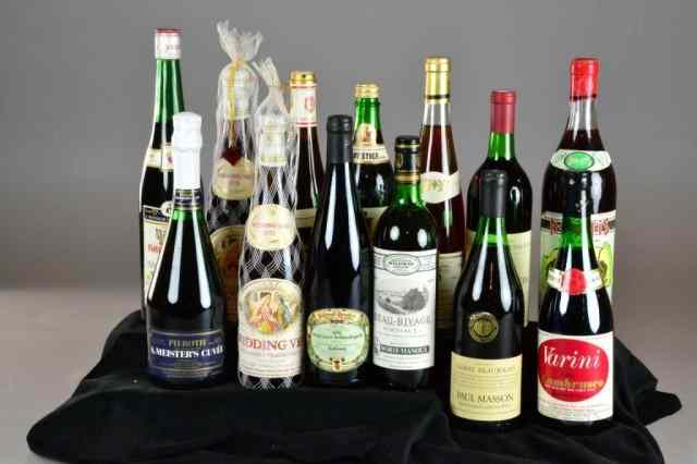 Appraisal: Various Bottles of Fine WineTo include a Wedding Veil Liebfraumilch