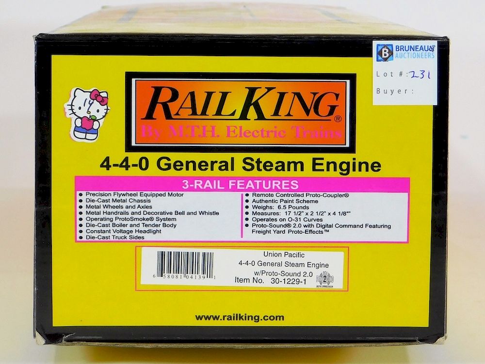 Appraisal: Rail King Union Pacific - - Steam Engine Train United