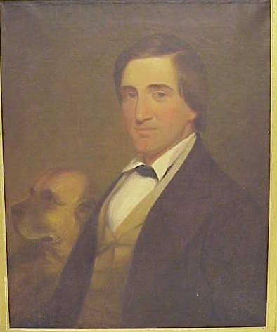 Appraisal: American school portrait of John Coffing Holley b d the