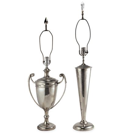 Appraisal: Two Silver Vases Estimate -