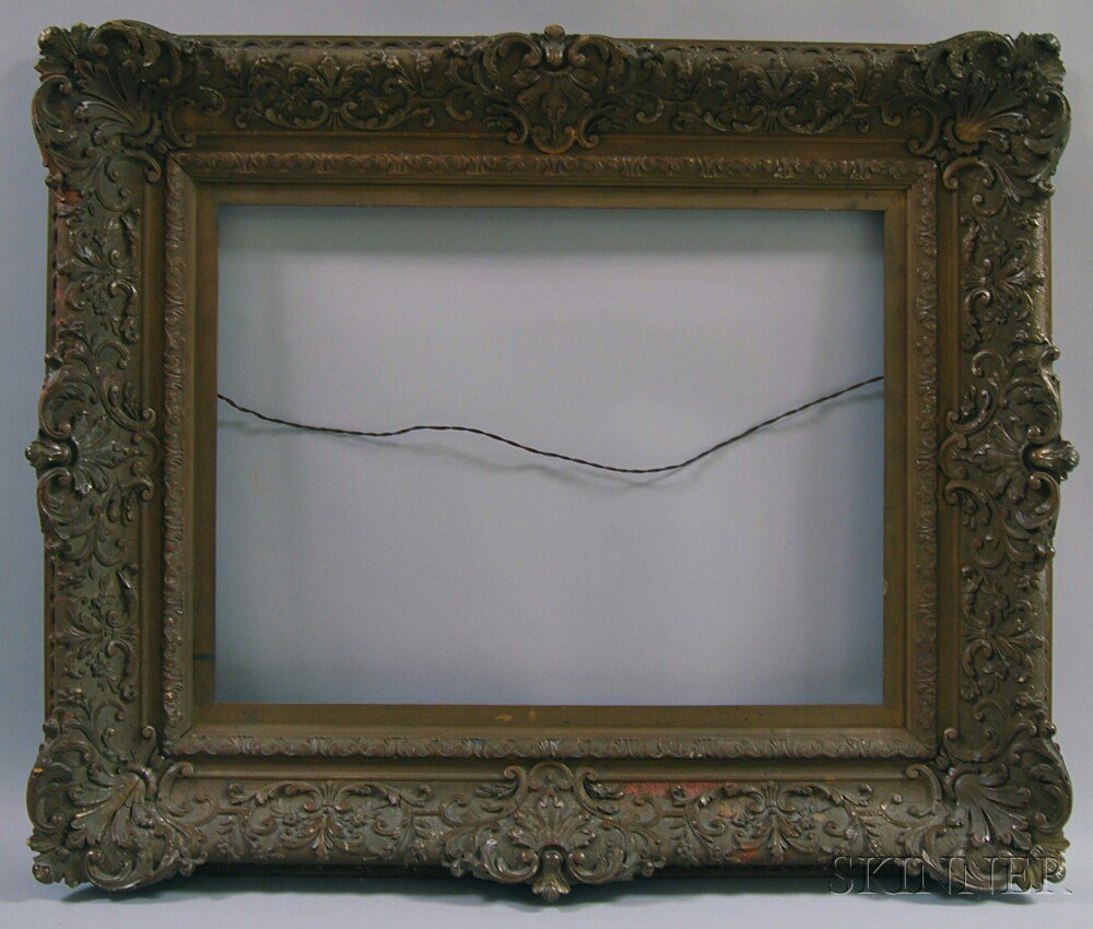 Appraisal: French Louis XIV-style th Century Wood Picture Frame gilt-gesso and