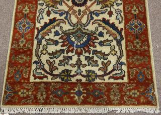 Appraisal: Agra Zeiglar Mahal runner Agra Zeiglar Mahal runner ' x