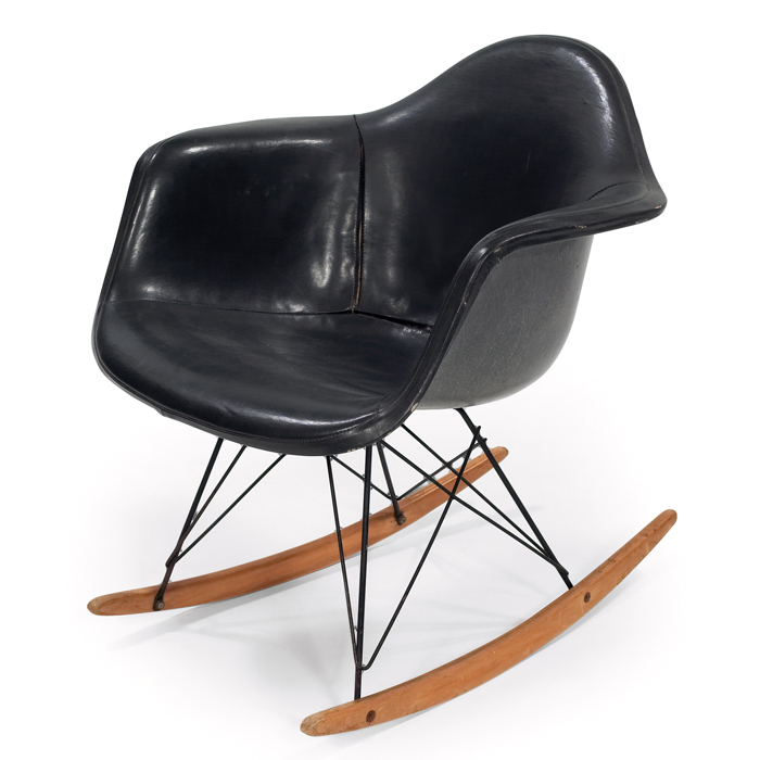 Appraisal: Charles Ray Eames RAR rocking chair by Herman Miller s