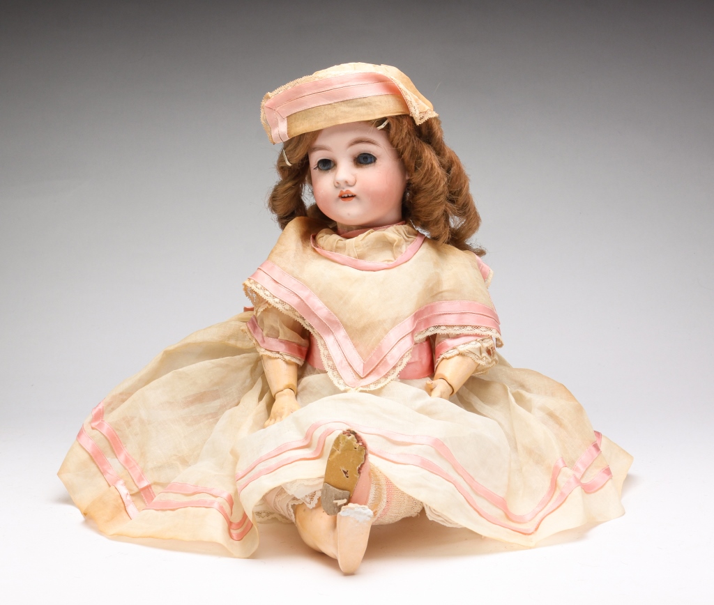 Appraisal: GERMAN KARL HARTMAN BISQUE DOLL Ca Jointed composition body and