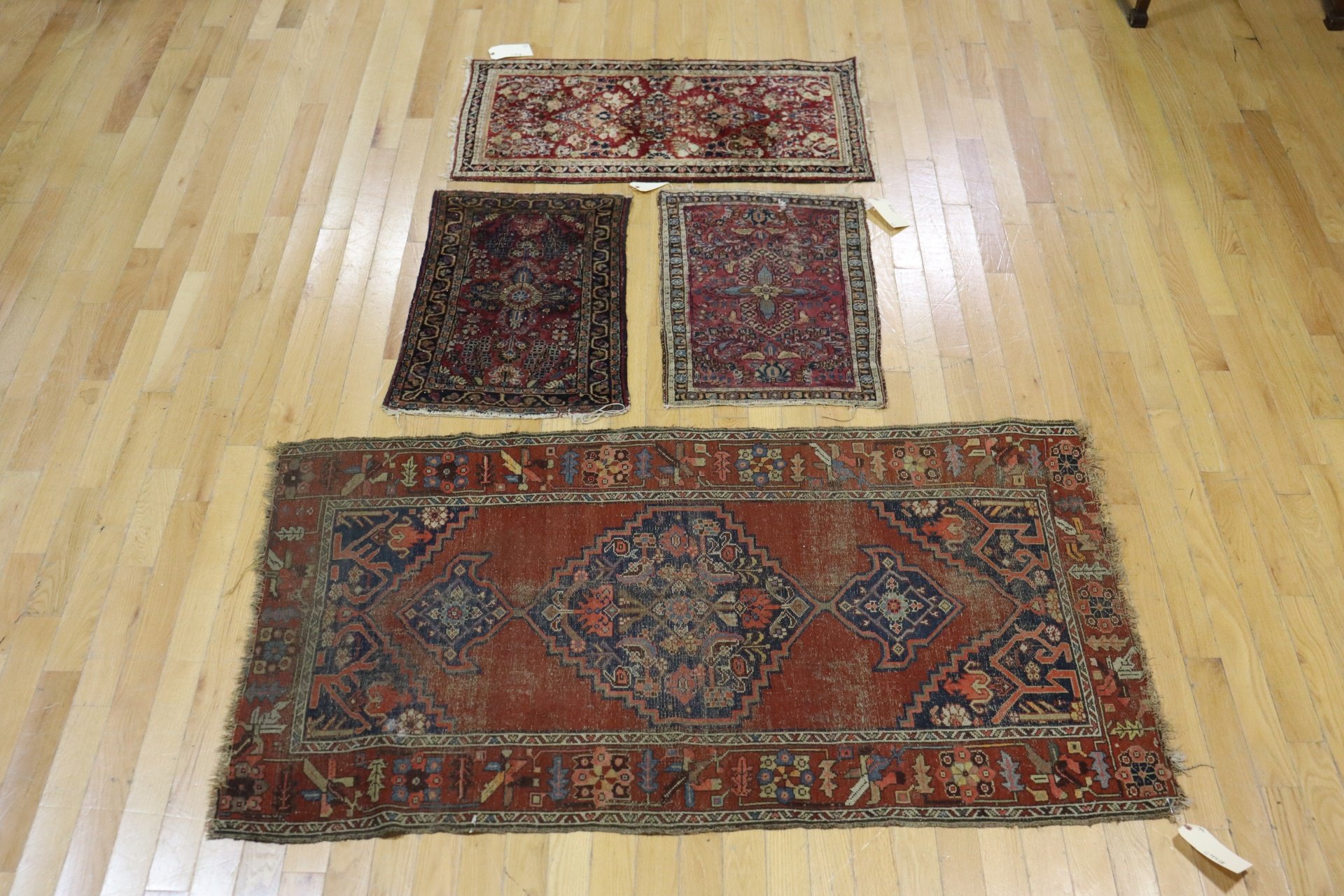 Appraisal: ASSORTED FINELY HAND WOVEN CARPETS From a Hollis Queens NY