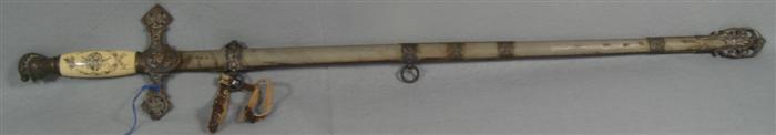 Appraisal: Knights Templar Masonic Lodge York Rite lodge sword made by