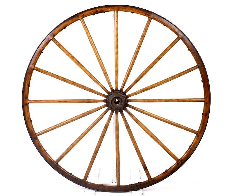 Appraisal: Early Montana Wagon Wheel For sale is this early Montana