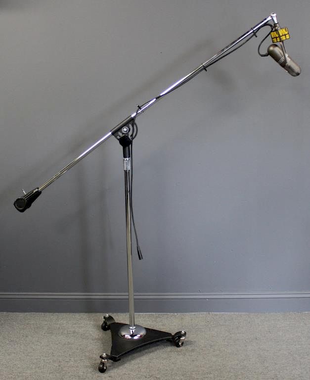 Appraisal: R C A Type -DX Microphone On Stand From a