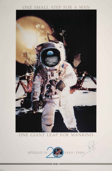 Appraisal: POSTER One Small Step for Man One Giant Leap for