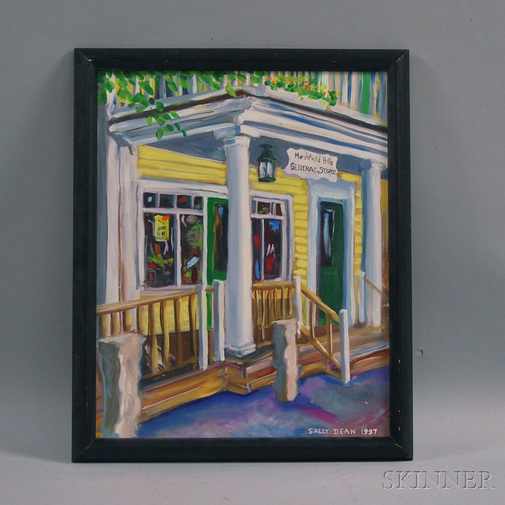 Appraisal: Sally Dean American b Marshfield Hills General Store Signed and