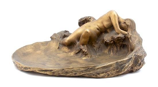 Appraisal: Jean Itasse-Broquet Sleeping Female Height x width x depth inches