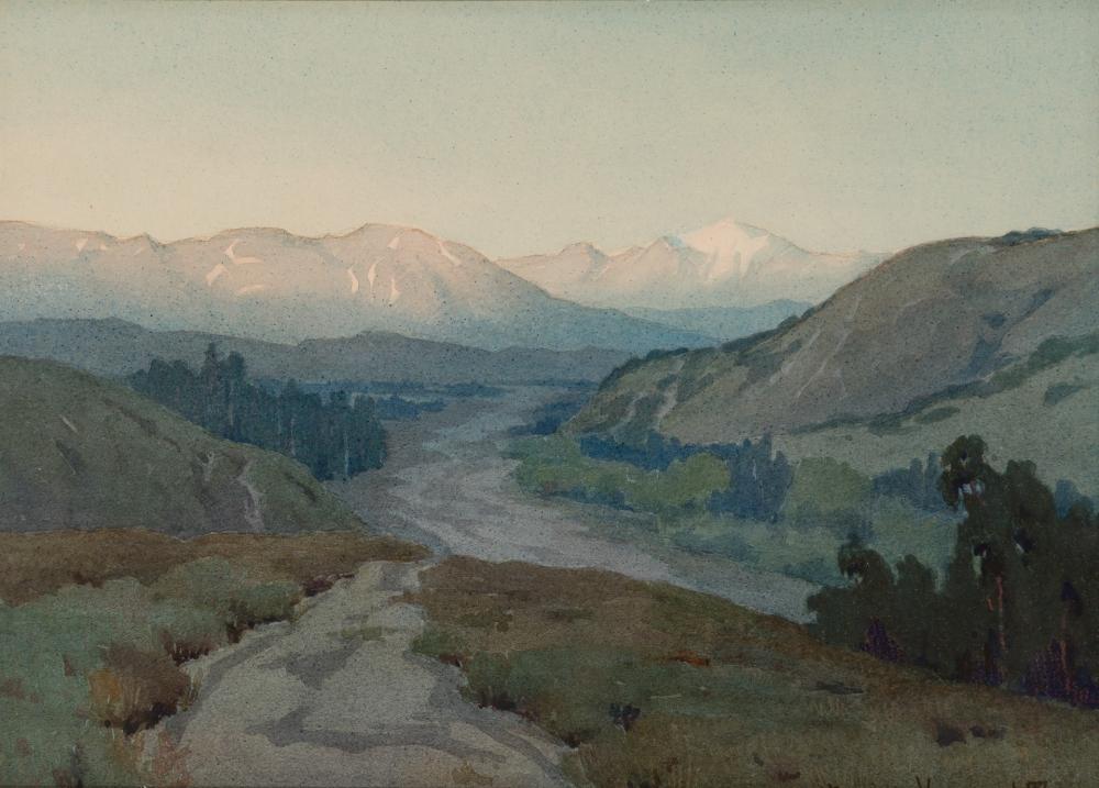 Appraisal: MARION KAVANAUGH WACHTEL American - Morning Light Ojai Valley ca