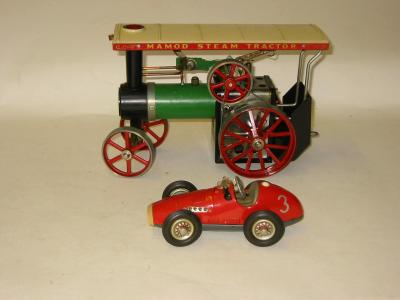 Appraisal: Mamod TE A steam tractor boxed G and Schuco Racer