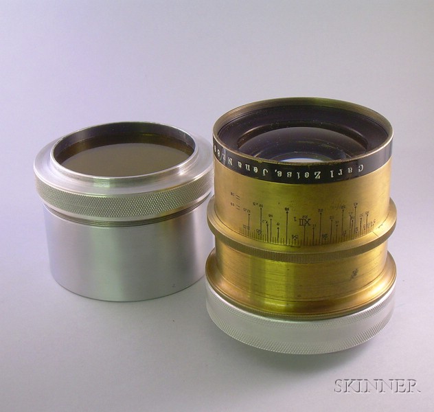 Appraisal: Brass-bound Carl Zeiss Jena Protar f mm Lens No with