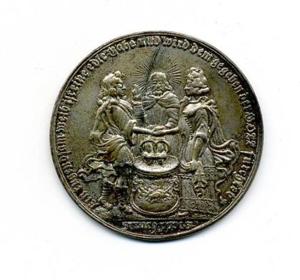 Appraisal: piece German Wedding Medal Ca s Silver mm XF some