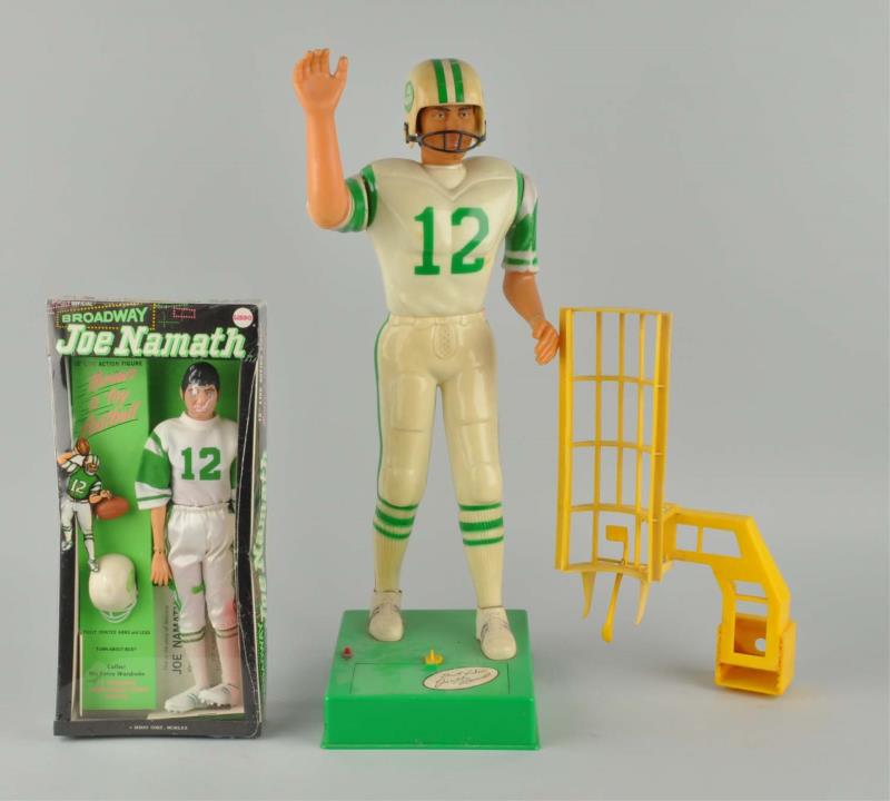 Appraisal: Lot Of Vintage Joe Namath Sports Items First one is