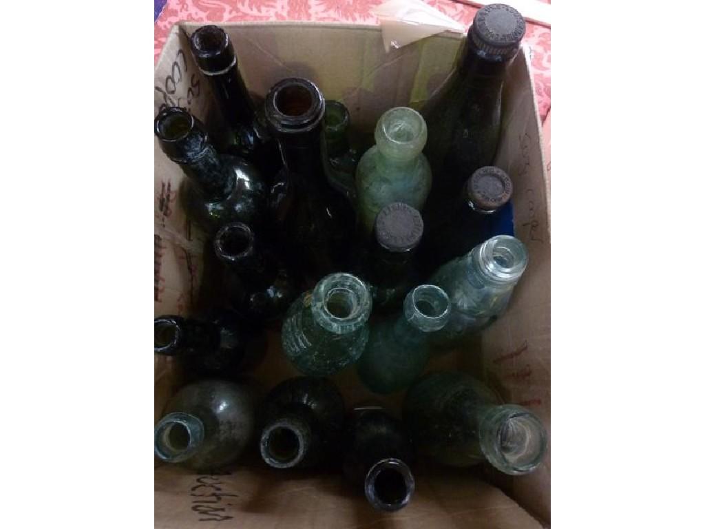 Appraisal: A large quantity of codd bottles gin bottles beer bottles