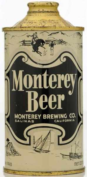 Appraisal: Monterey Beer LP Cone Top Beer Can - Black A