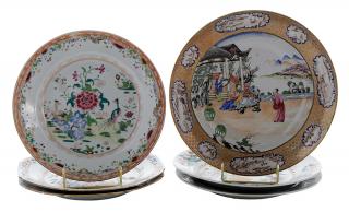 Appraisal: Six Chinese Export Porcelain Plates th and early th century