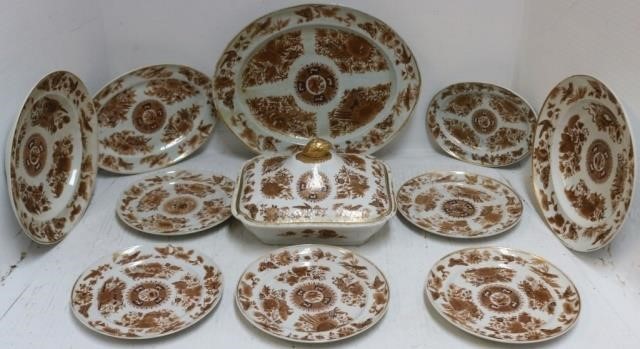 Appraisal: ELEVEN PIECES OF FITZHUGH CHINESE EXPORTPORCELAIN FROM THE EARLY TH