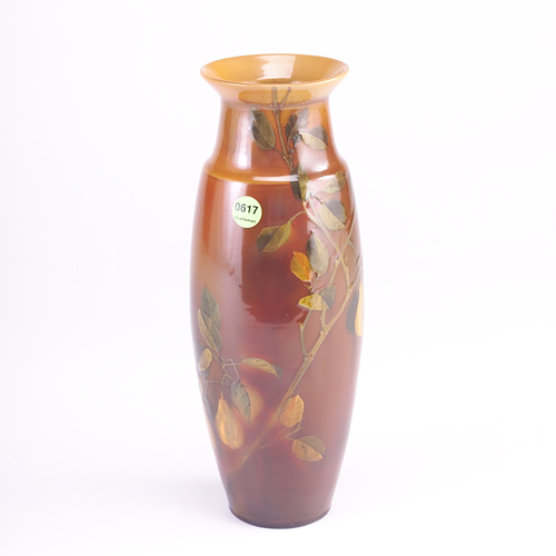 Appraisal: ROOKWOOD Standard glaze tall ovoid vase painted by Matt Daly