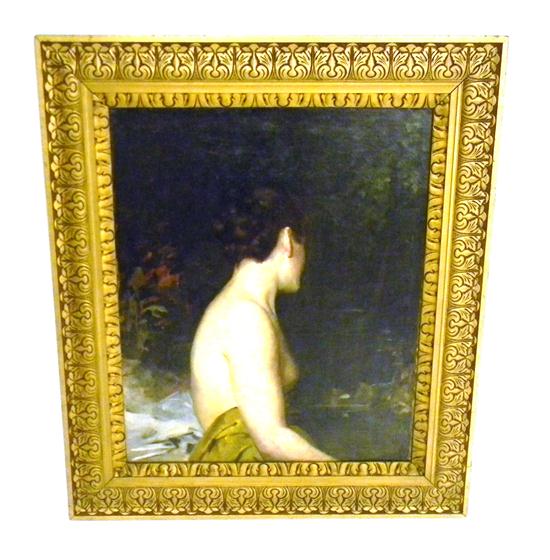 Appraisal: Charles N el Flagg American - ''The Bather'' oil on