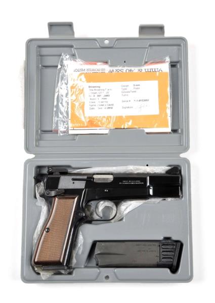 Appraisal: MIB Browning Hi-Power Semi-Automatic Pistol Serial MY Pistol is brand