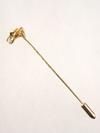 Appraisal: STICK PIN - K gold eagle head with diamond eyes