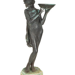 Appraisal: Bessie Potter Vonnoh American - Mary Lennox bronze signature incised