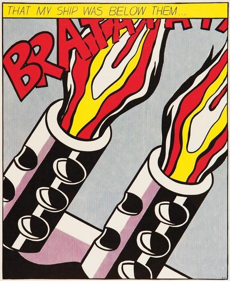 Appraisal: Roy Lichtenstein - afteras i opened fire c a the