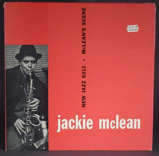 Appraisal: Jackie McLean McLeans Scene New Jazz NJLP- Purple label deep-groove