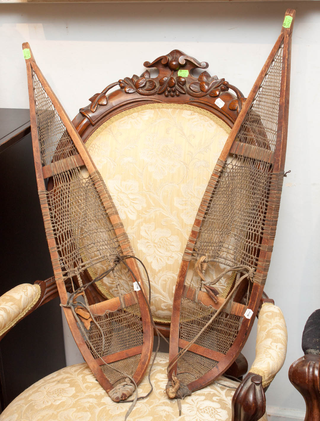 Appraisal: Pair of vintage snow shoes