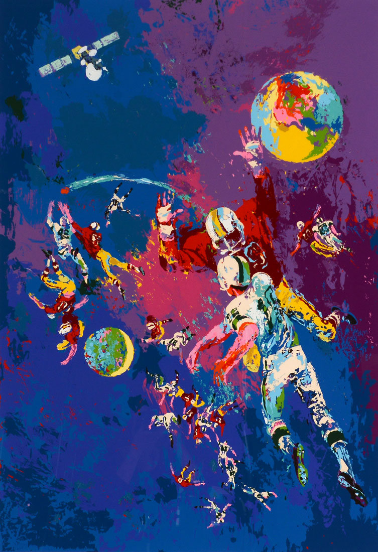 Appraisal: NEIMAN LeRoy American - ''Satellite Football'' Serigraph sight size is